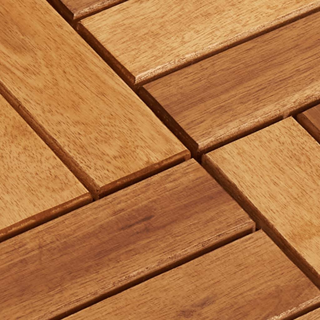 Decking Tiles 11.8"x11.8" Acacia Set of 20 at Set Shop and Smile