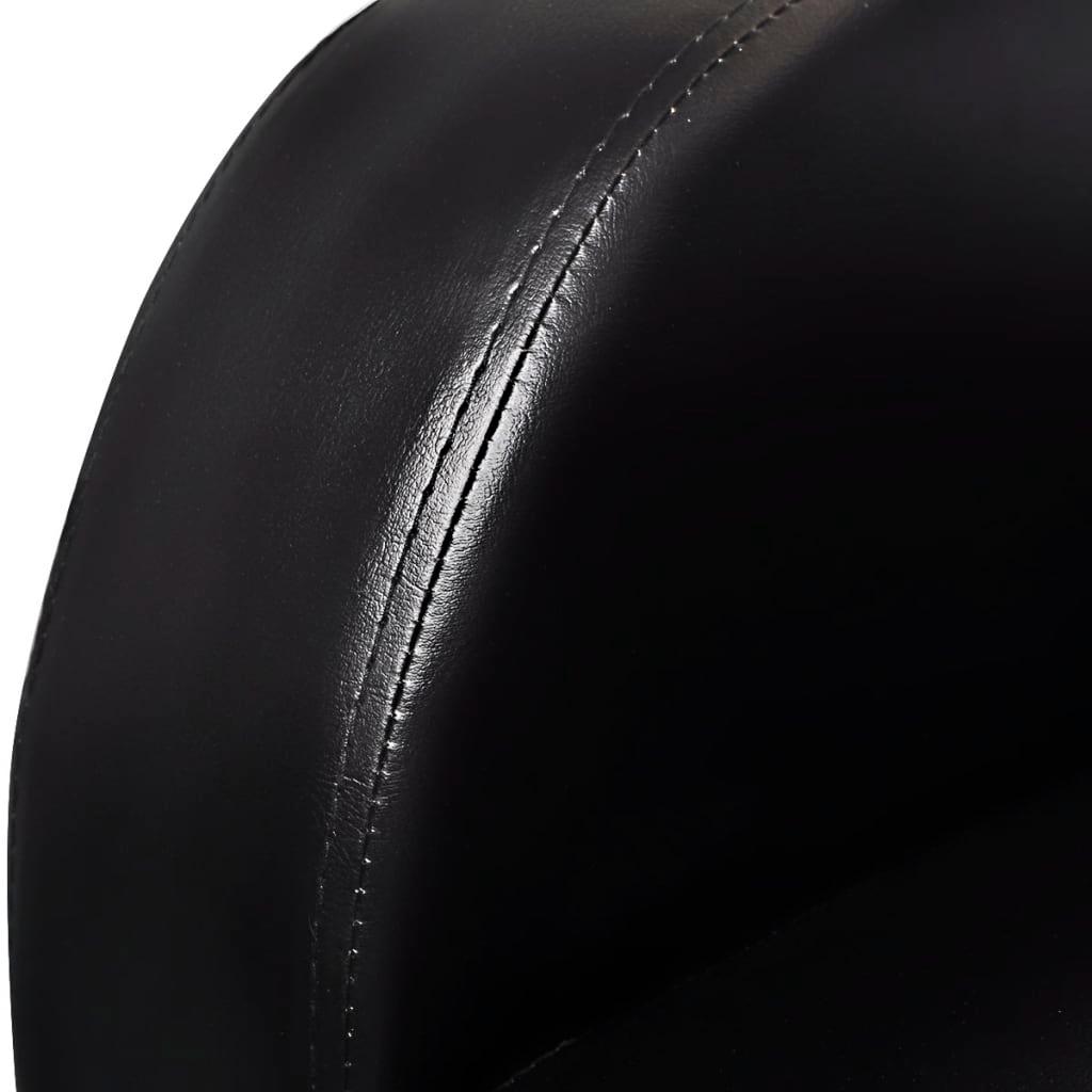 3-Seater Home Theater Recliner Sofa Black Faux Leather at Set Shop and Smile