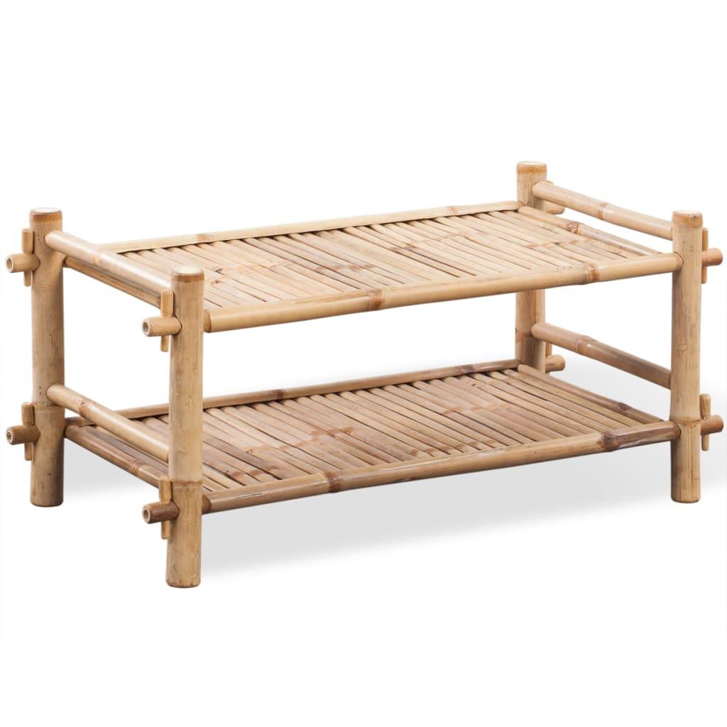 2-Tier Bamboo Shoe Rack at Set Shop and Smile