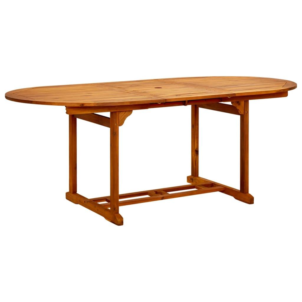 Patio Table 78.7"x39.4"x29.5" Solid Acacia Wood at Set Shop and Smile
