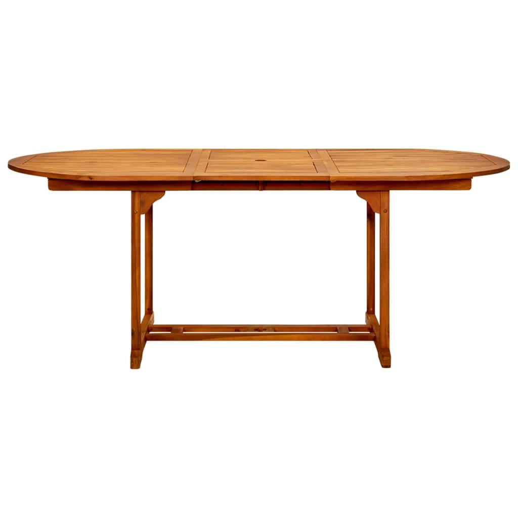 Patio Table 78.7"x39.4"x29.5" Solid Acacia Wood at Set Shop and Smile