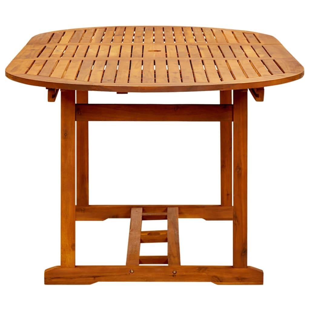 Patio Table 78.7"x39.4"x29.5" Solid Acacia Wood at Set Shop and Smile