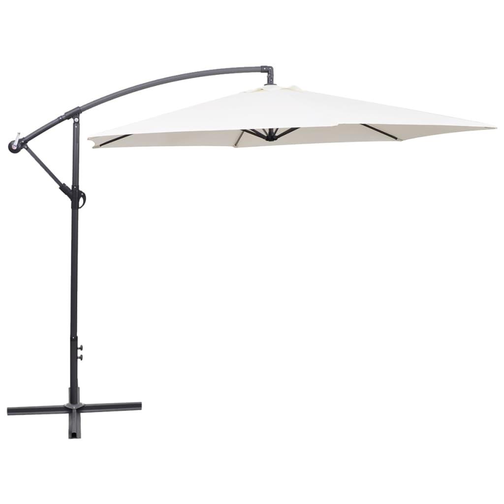 Cantilever Umbrella 118.1" Sand White at Set Shop and Smile