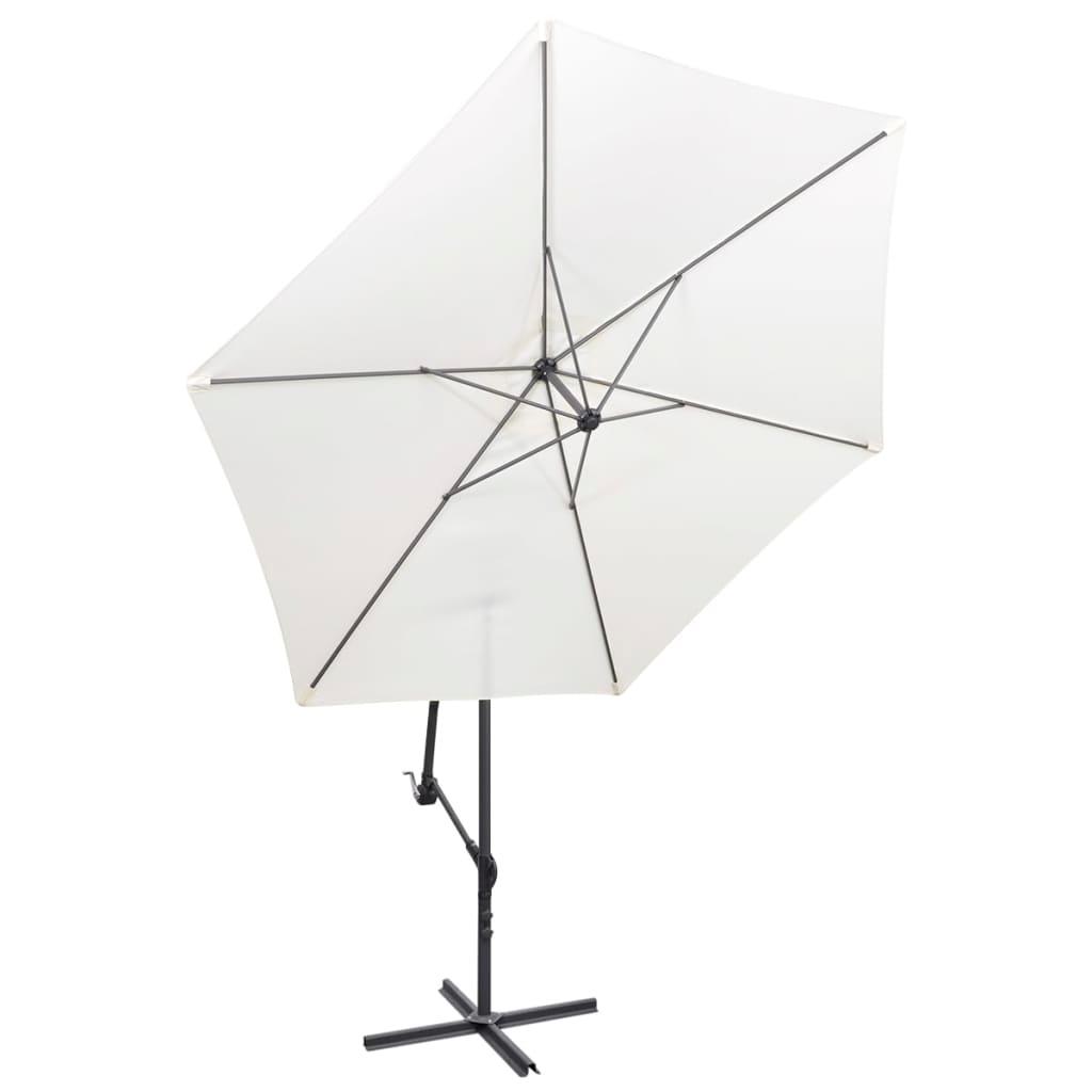 Cantilever Umbrella 118.1" Sand White at Set Shop and Smile