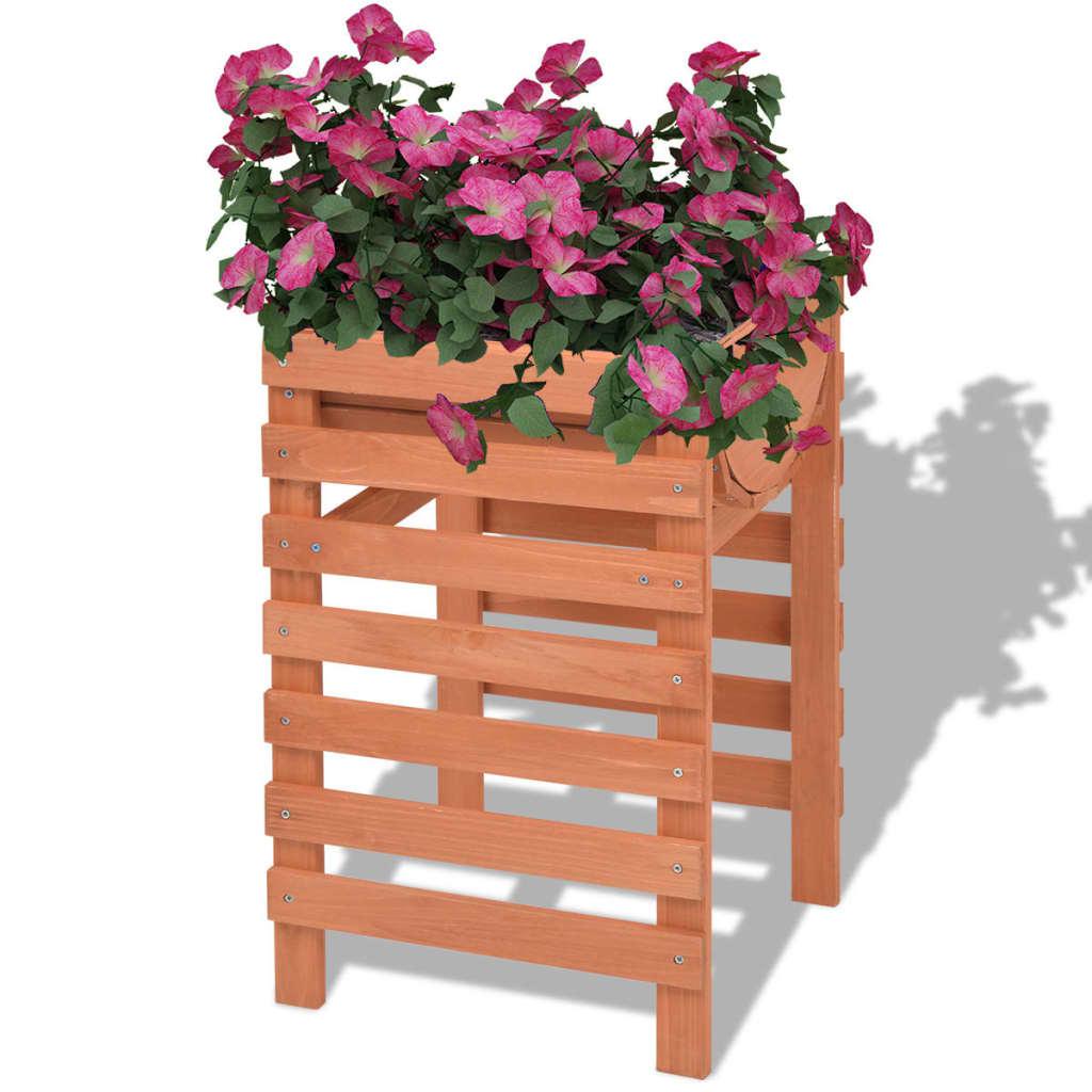Planter 14.9"x14.1"x23.6" Wood at Set Shop and Smile