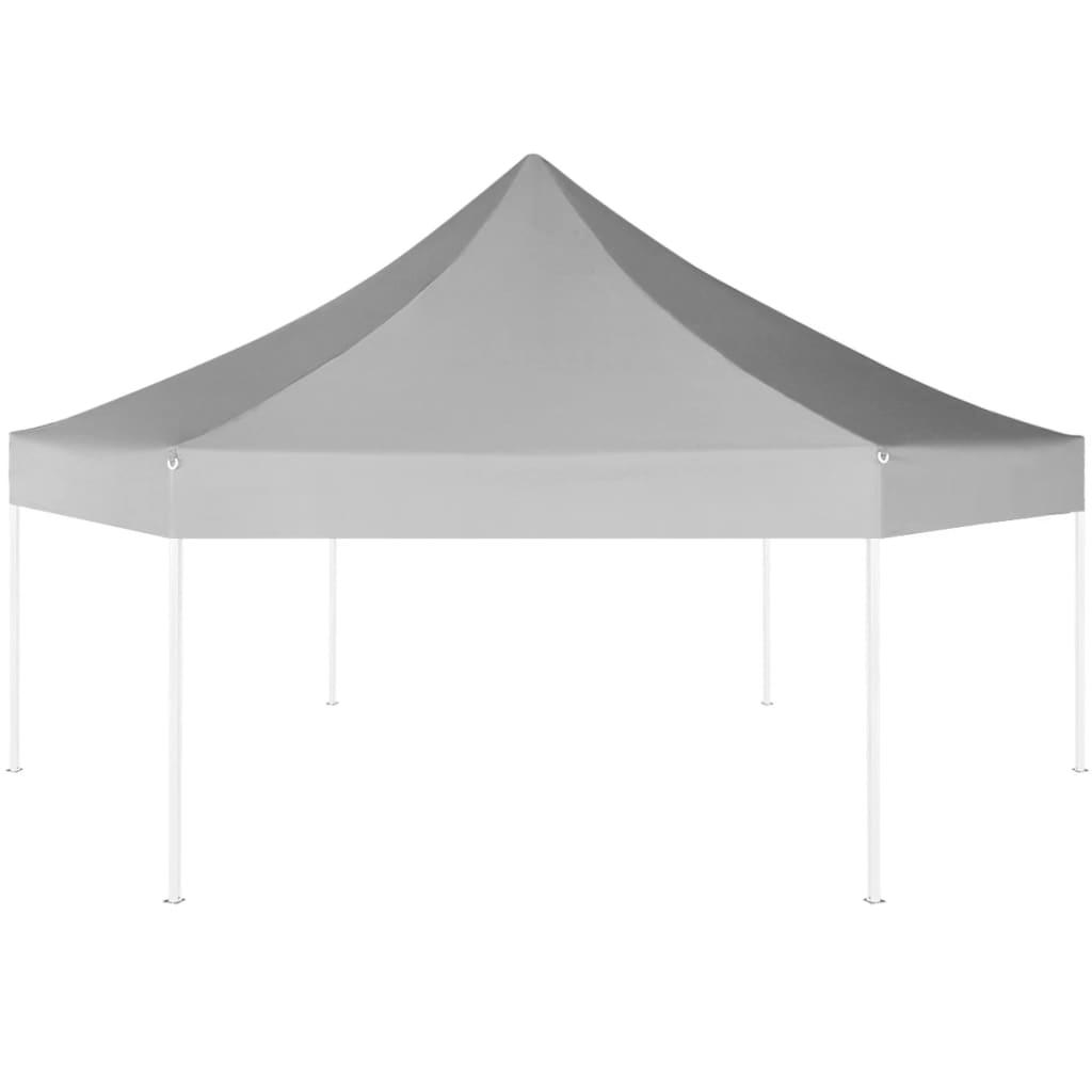Hexagonal Pop-Up Foldable Marquee Gray 11.8'x10.2' at Set Shop and Smile
