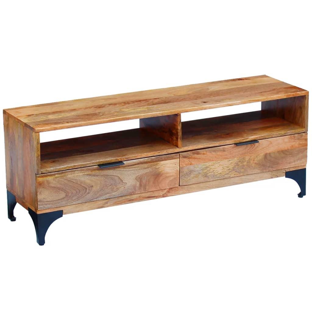 TV Stand Mango Wood 47.2"x13.8"x17.7" at Set Shop and Smile