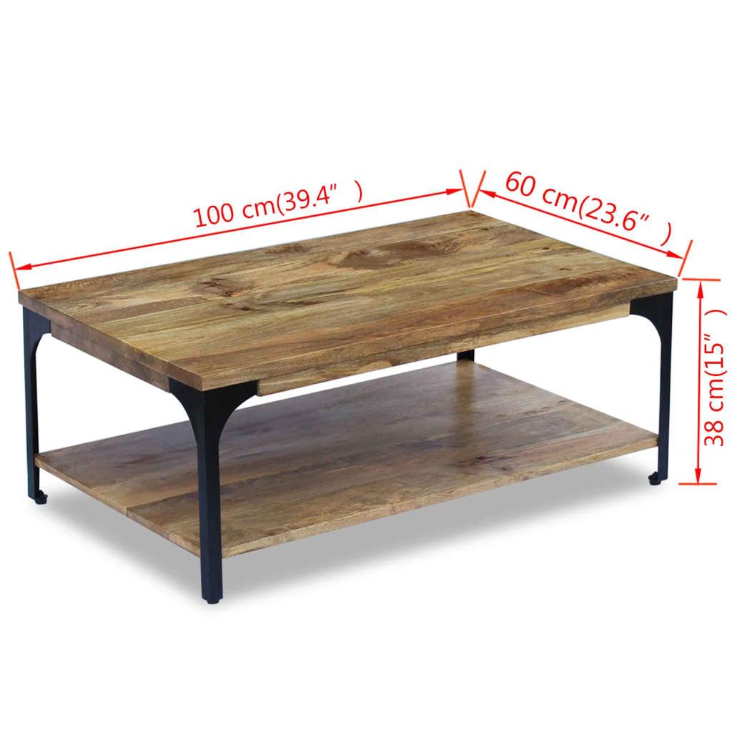 Coffee Table Mango Wood 39.4"x23.6"x15" at Set Shop and Smile