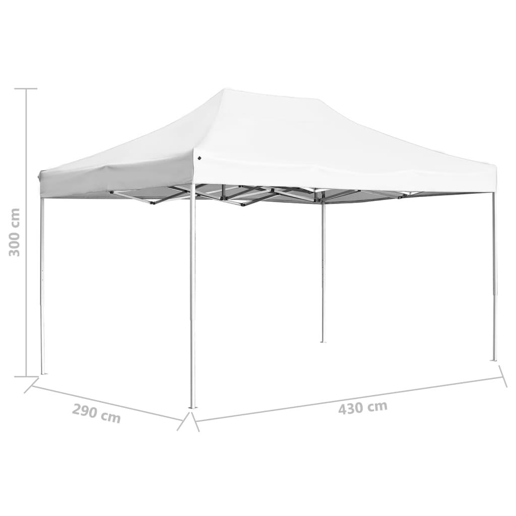 Professional Folding Party Tent Aluminum 14.8'x9.8' White at Set Shop and Smile