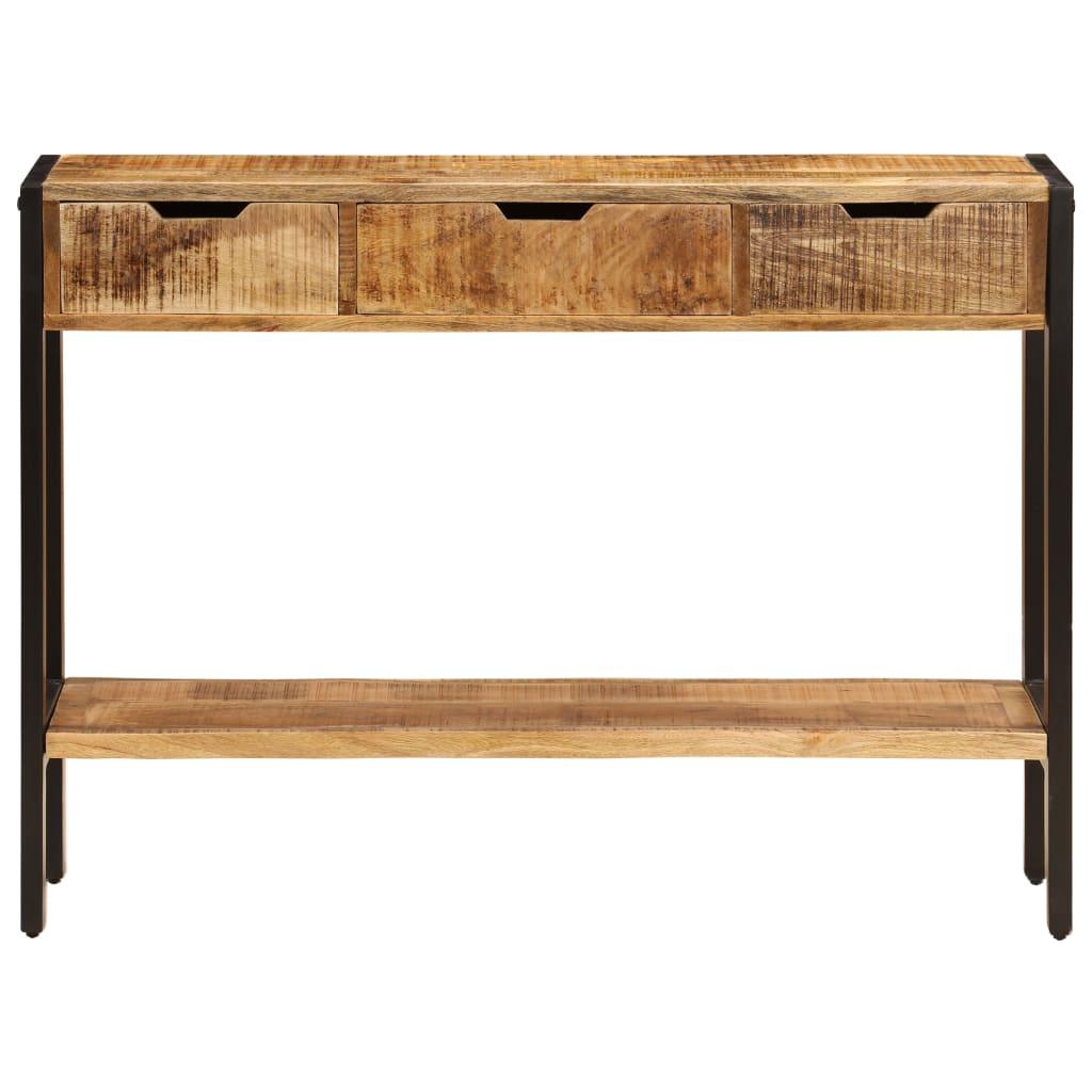 Sideboard with 3 Drawers 43.3"x13.8"x29.5" Solid Mango Wood at Set Shop and Smile