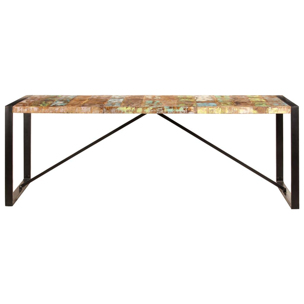 Dining Table 86.6"x39.4"x29.5" Solid Reclaimed Wood at Set Shop and Smile