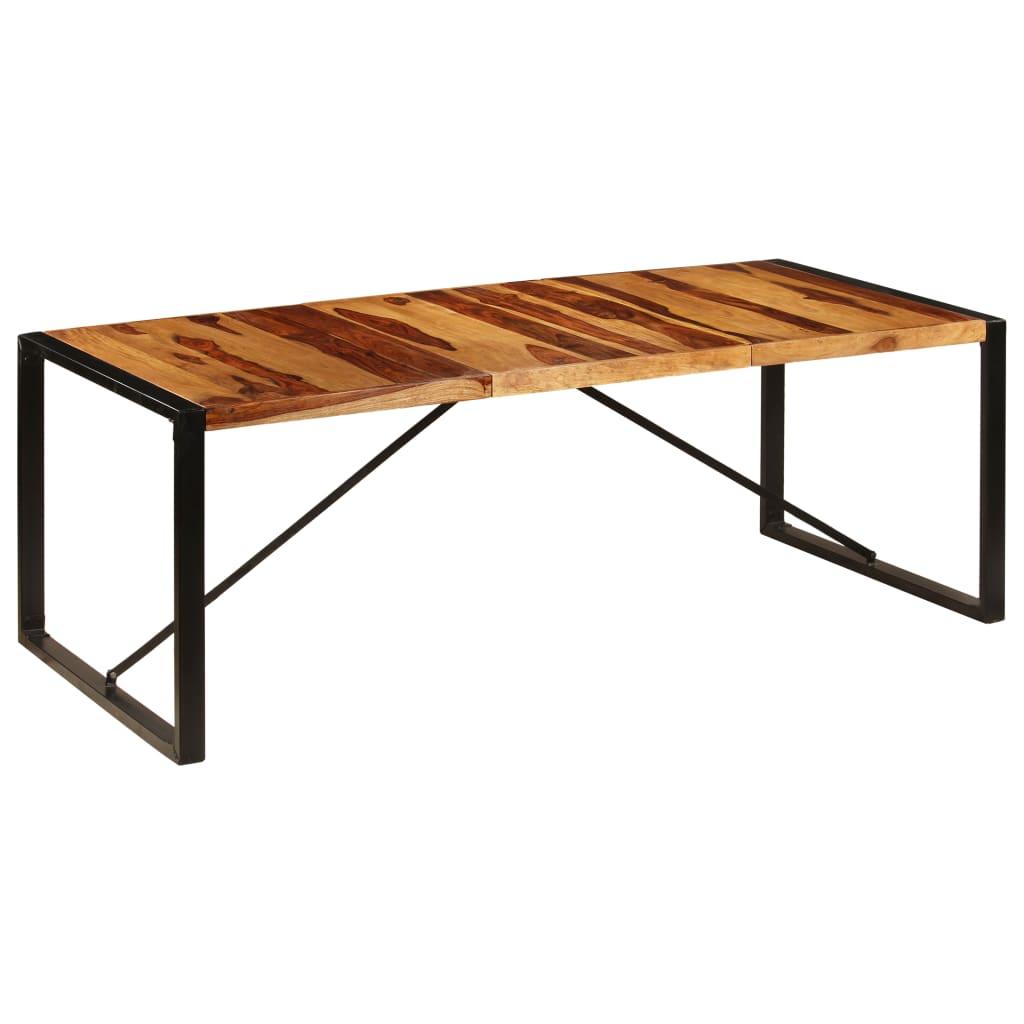 Dining Table 86.6"x39.4"x29.5" Solid Sheesham Wood at Set Shop and Smile