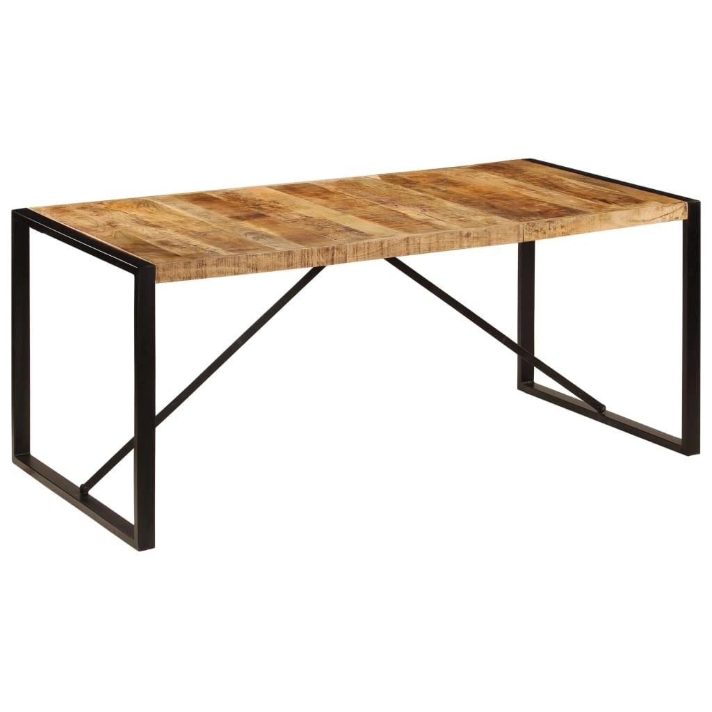 Dining Table 70.9"x35.4"x29.5" Solid Mango Wood at Set Shop and Smile