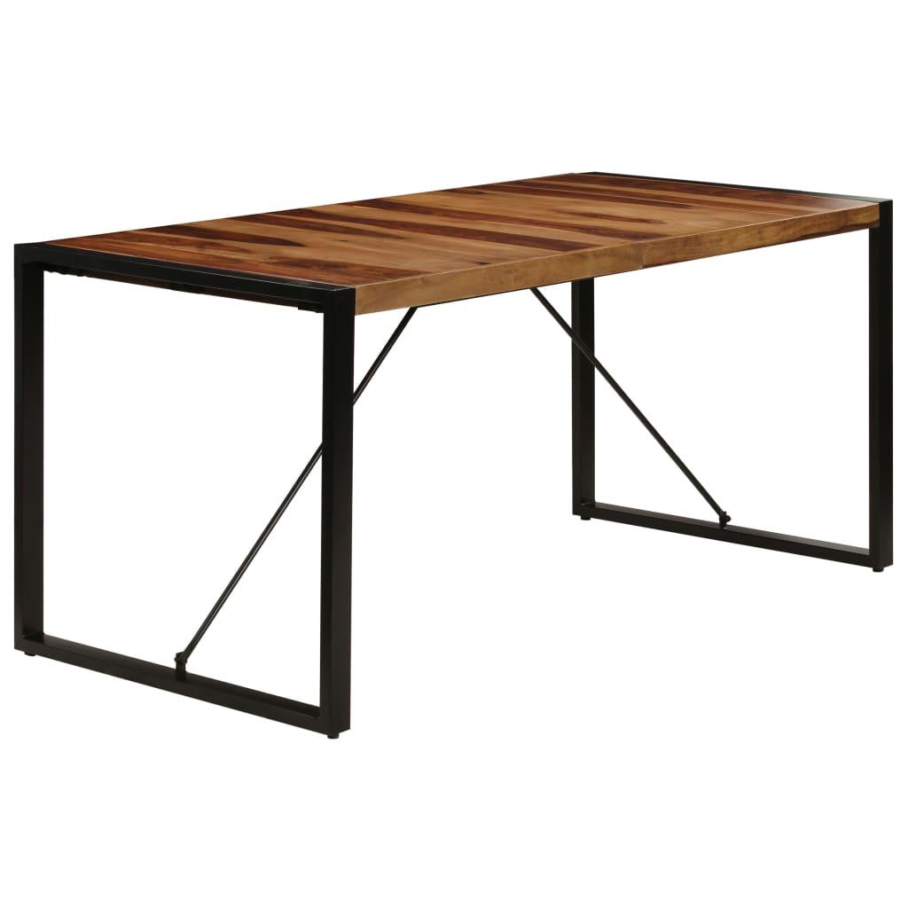 Dining Table 63"x31.5"x29.5" Solid Sheesham Wood at Set Shop and Smile