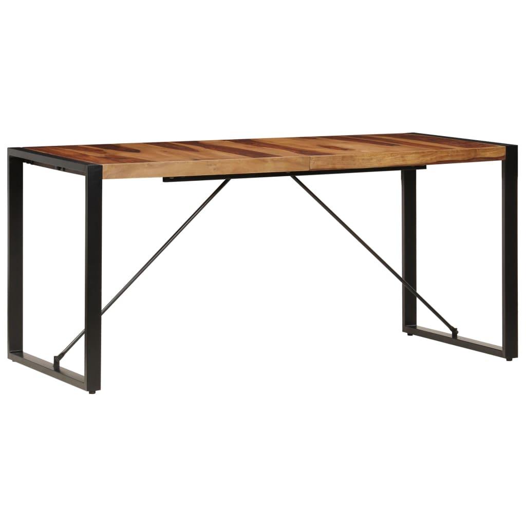 Dining Table 63"x31.5"x29.5" Solid Sheesham Wood at Set Shop and Smile