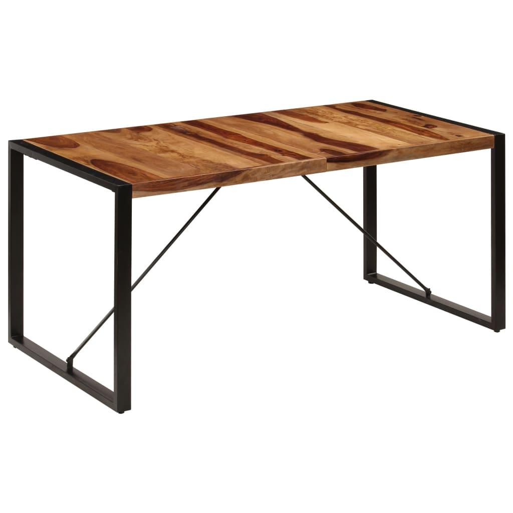 Dining Table 63"x31.5"x29.5" Solid Sheesham Wood at Set Shop and Smile
