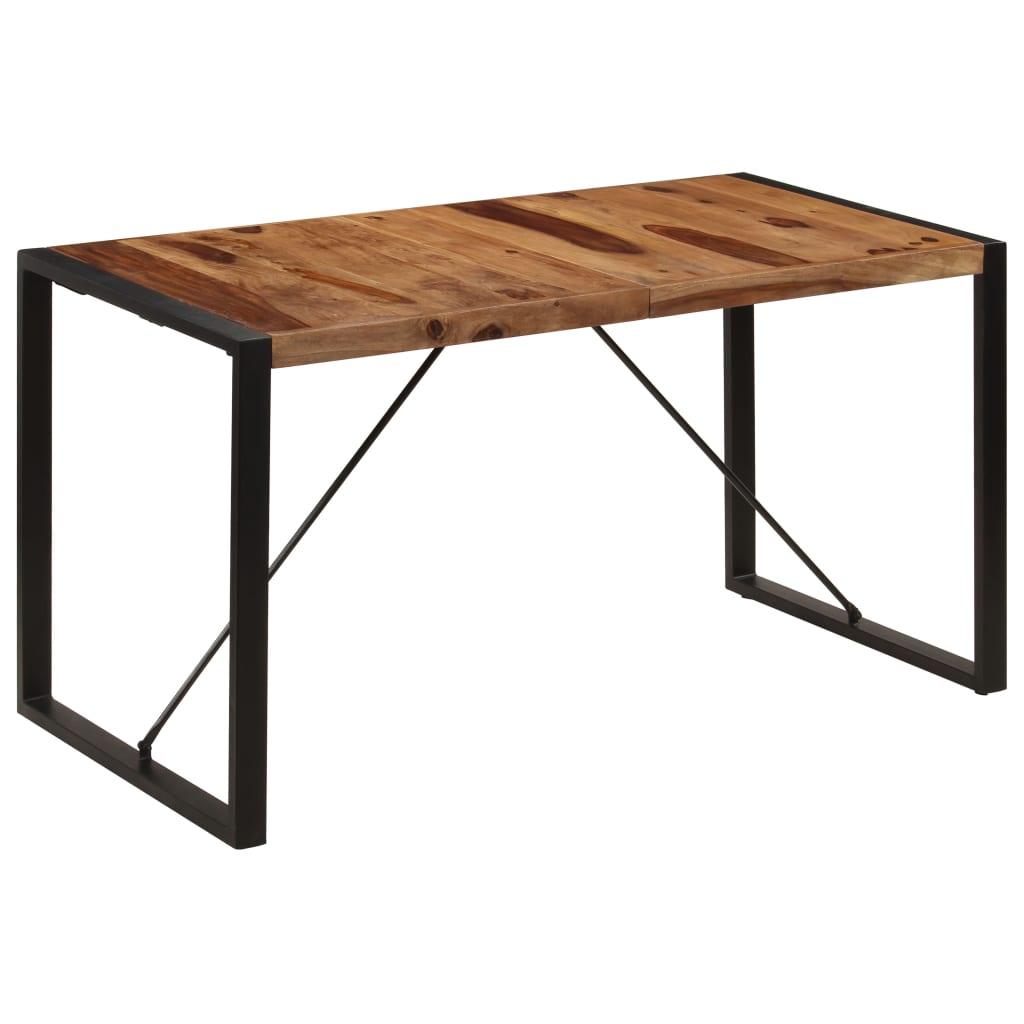 Dining Table 55.1"x27.6"x29.5" Solid Sheesham Wood at Set Shop and Smile