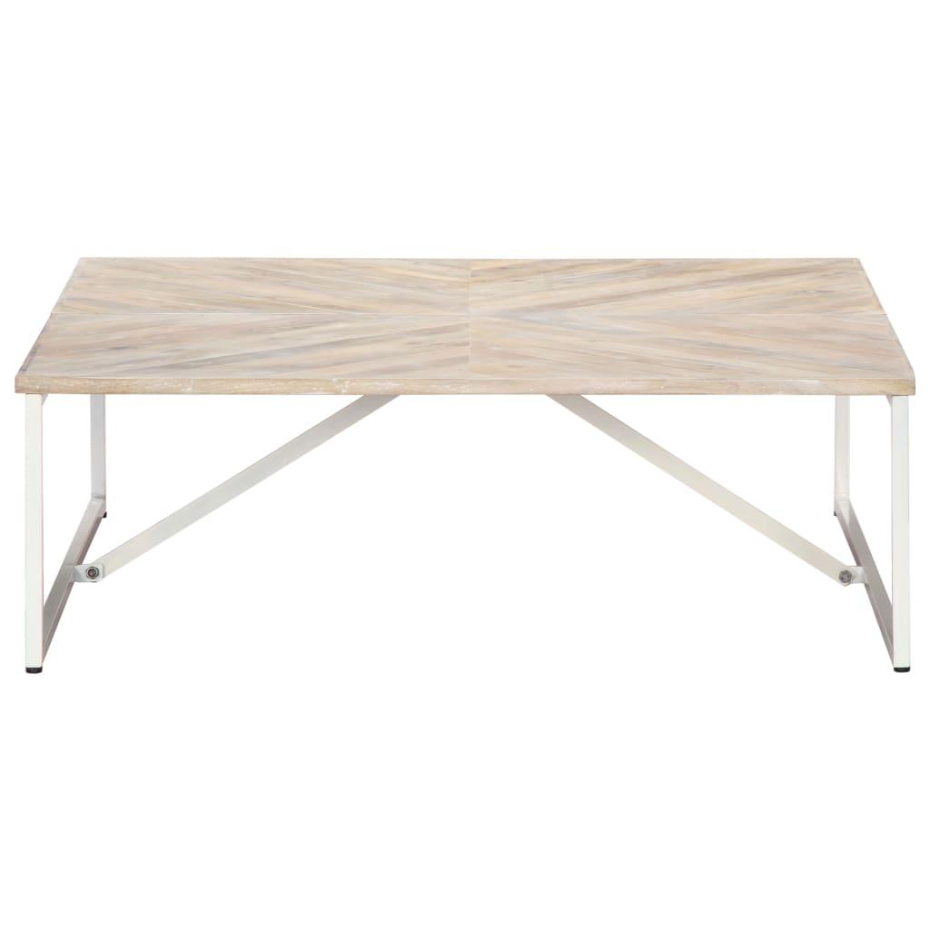 Coffee Table 43.3"x43.3"x14.1" Solid Mango Wood at Set Shop and Smile