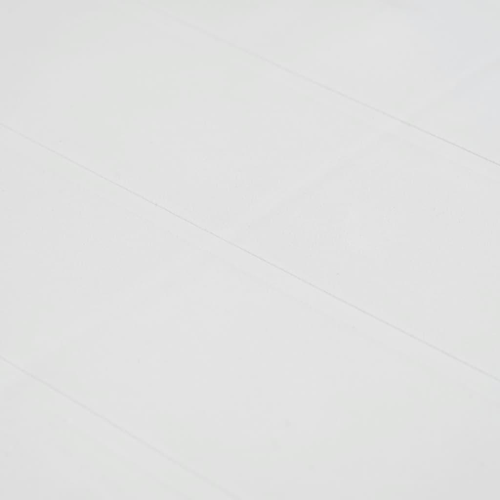 Patio Table White 31.1"x31.1"x28.3" Plastic Rattan Look at Set Shop and Smile