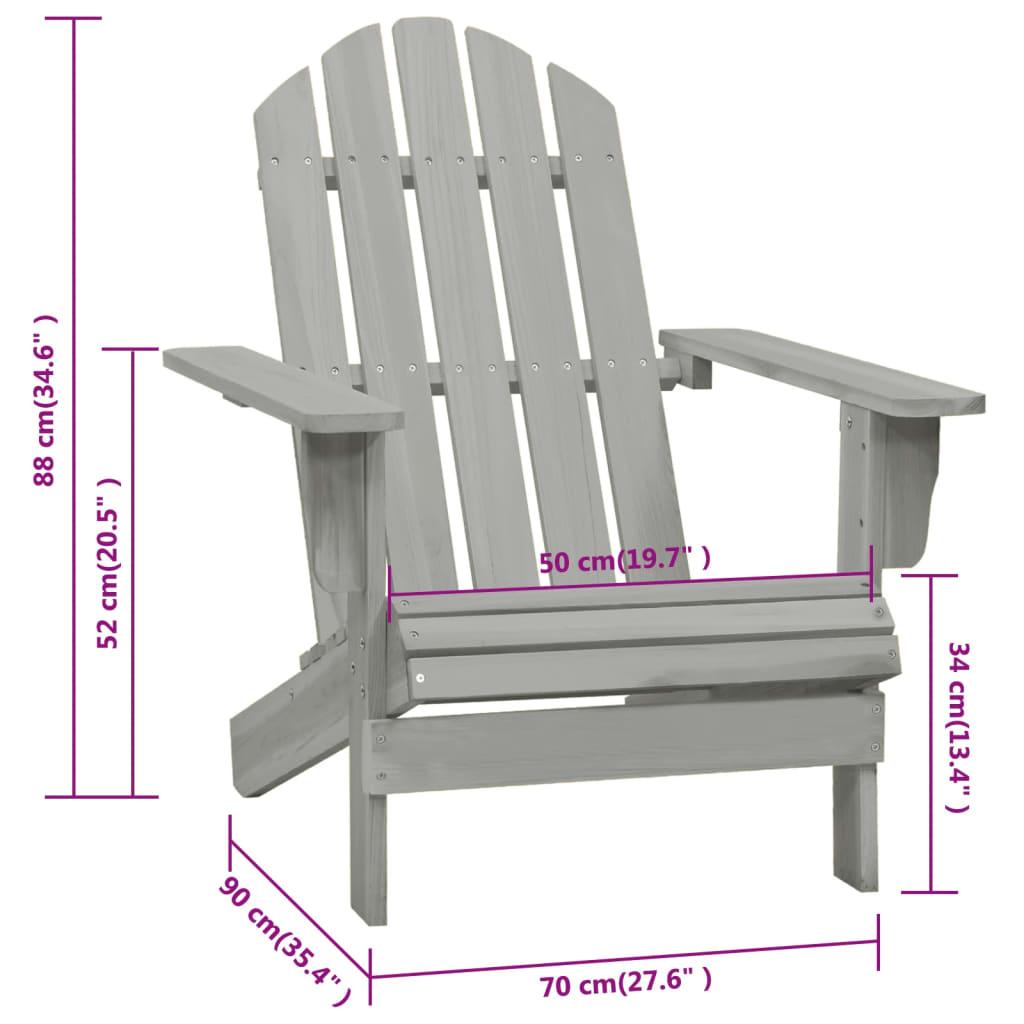 Patio Chair Wood Gray at Set Shop and Smile