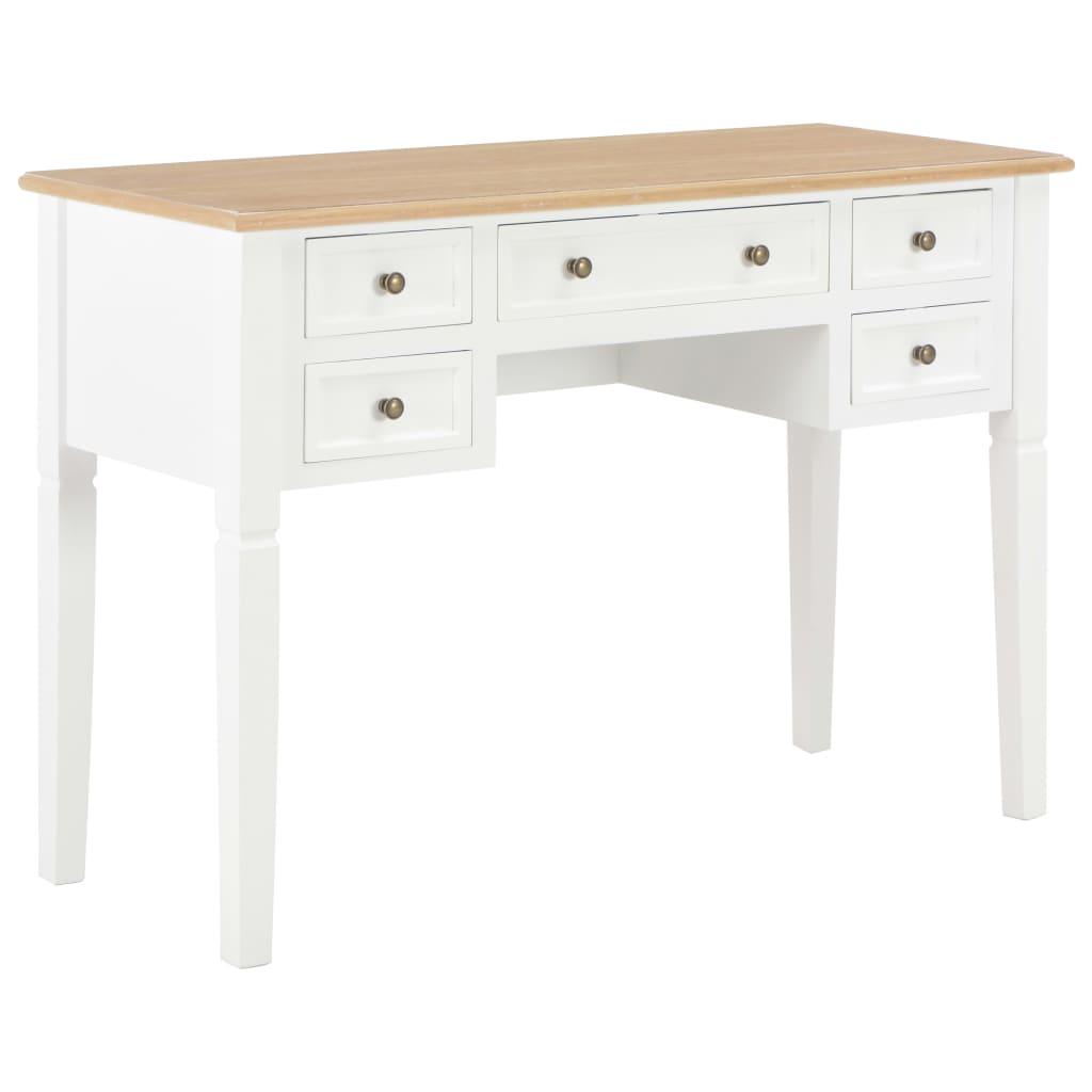 Writing Desk White 43.1"x17.7"x30.5" Wood at Set Shop and Smile