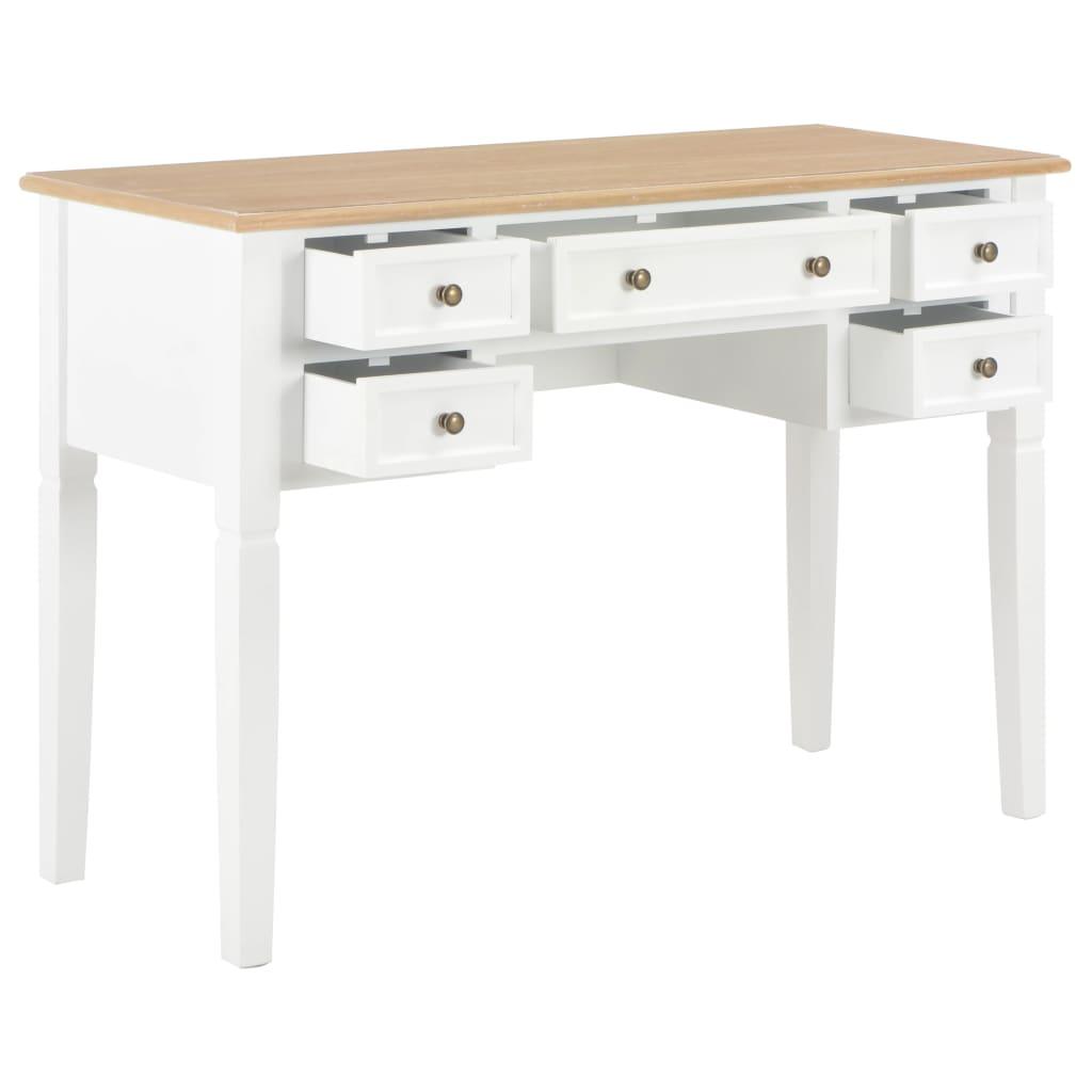 Writing Desk White 43.1"x17.7"x30.5" Wood at Set Shop and Smile