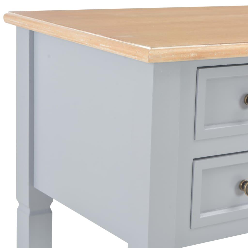 Writing Desk Gray 43.1"x17.7"x30.5" Wood at Set Shop and Smile
