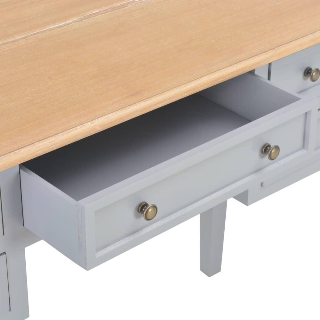 Writing Desk Gray 43.1"x17.7"x30.5" Wood at Set Shop and Smile
