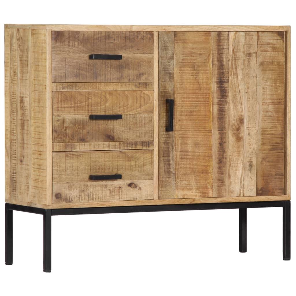 Sideboard 34.6"x11.8"x28" Solid Mango Wood at Set Shop and Smile