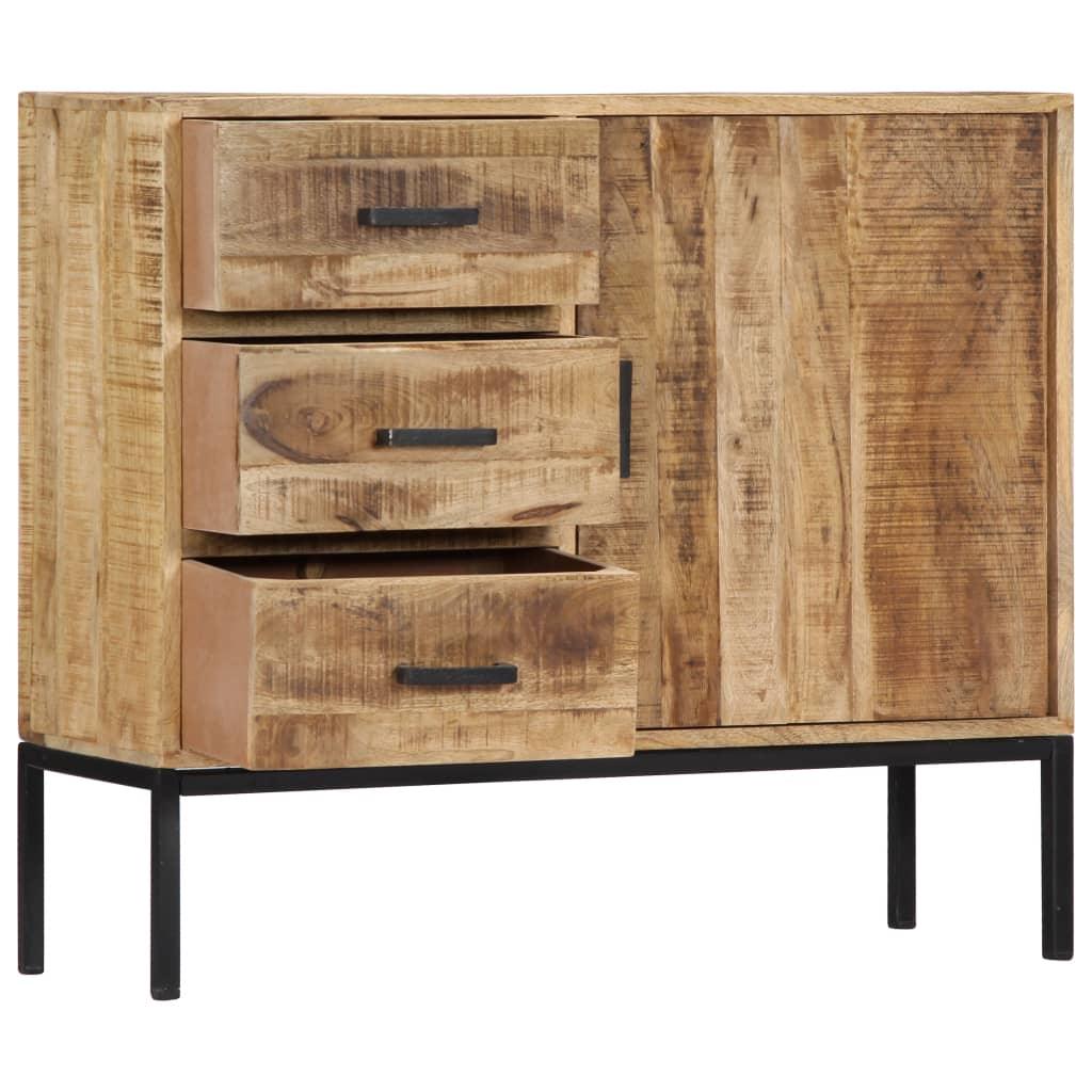 Sideboard 34.6"x11.8"x28" Solid Mango Wood at Set Shop and Smile