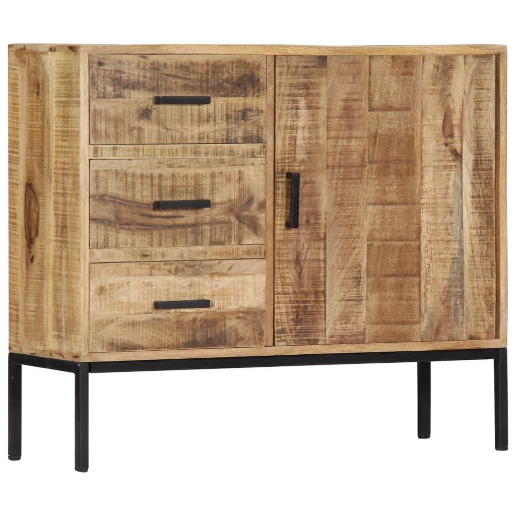 Sideboard 34.6"x11.8"x28" Solid Mango Wood at Set Shop and Smile