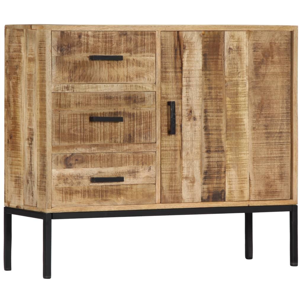 Sideboard 34.6"x11.8"x28" Solid Mango Wood at Set Shop and Smile