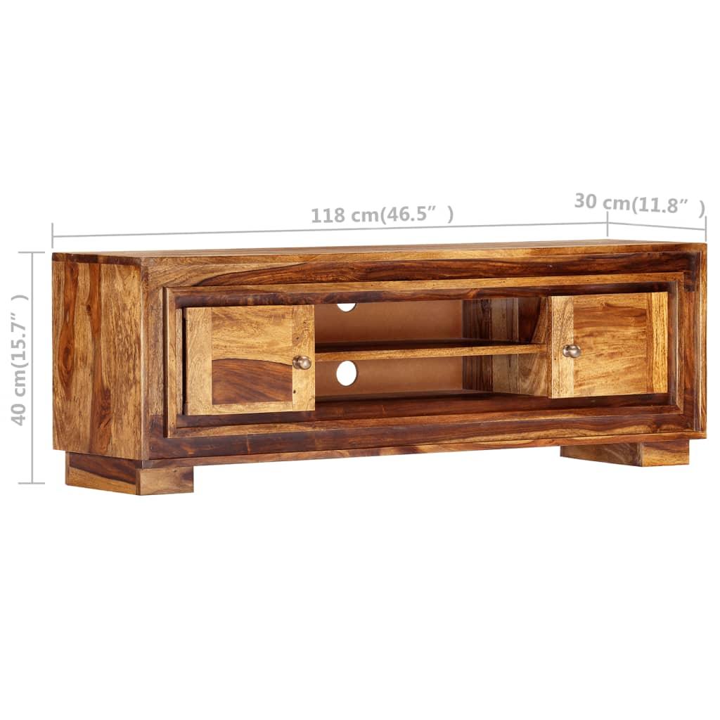TV Cabinet 46.5"x11.8"x15.7" Solid Sheesham Wood at Set Shop and Smile