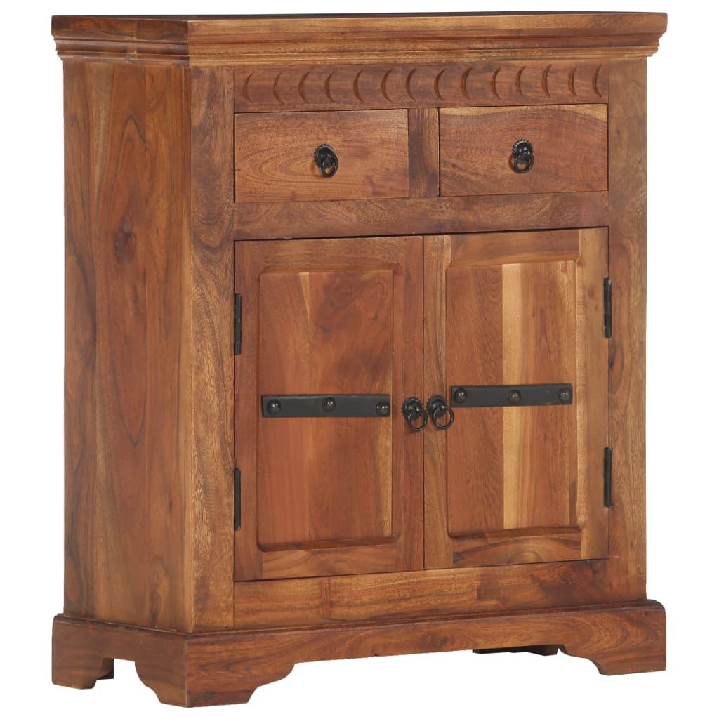 Sideboard 24.8"x11.8"x29.5" Solid Acacia Wood at Set Shop and Smile