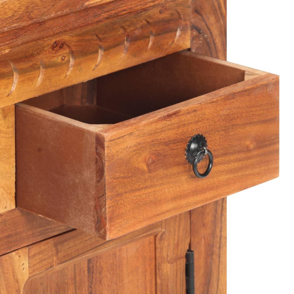 Sideboard 24.8"x11.8"x29.5" Solid Acacia Wood at Set Shop and Smile