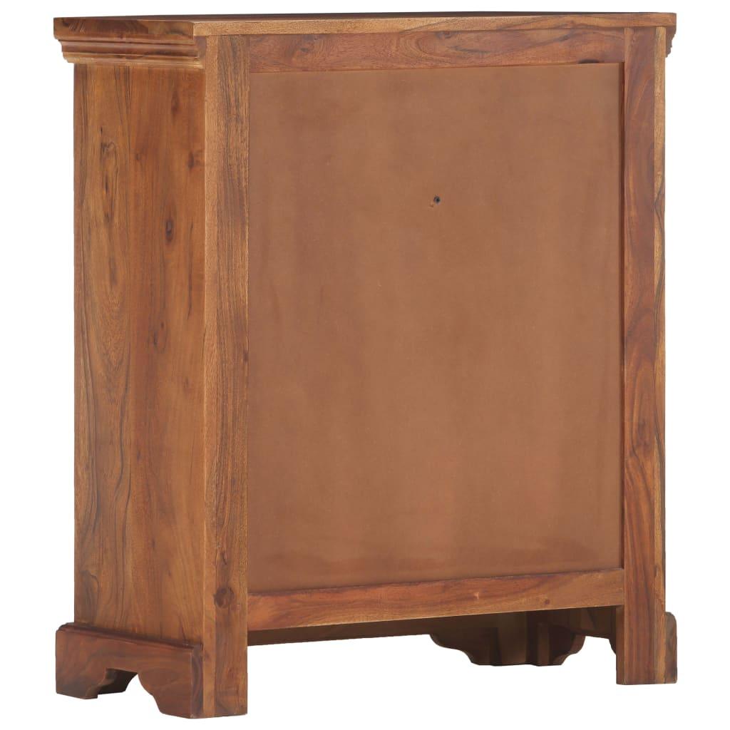 Sideboard 24.8"x11.8"x29.5" Solid Acacia Wood at Set Shop and Smile