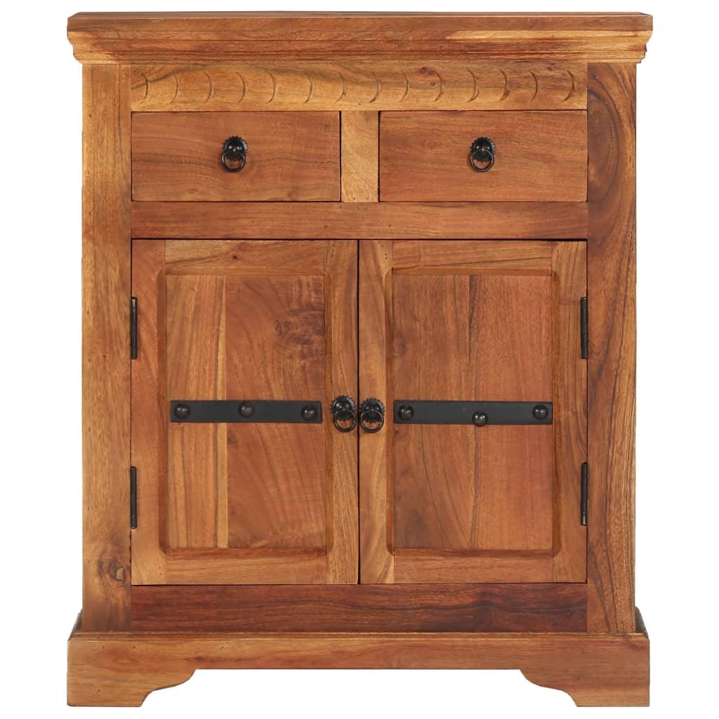 Sideboard 24.8"x11.8"x29.5" Solid Acacia Wood at Set Shop and Smile