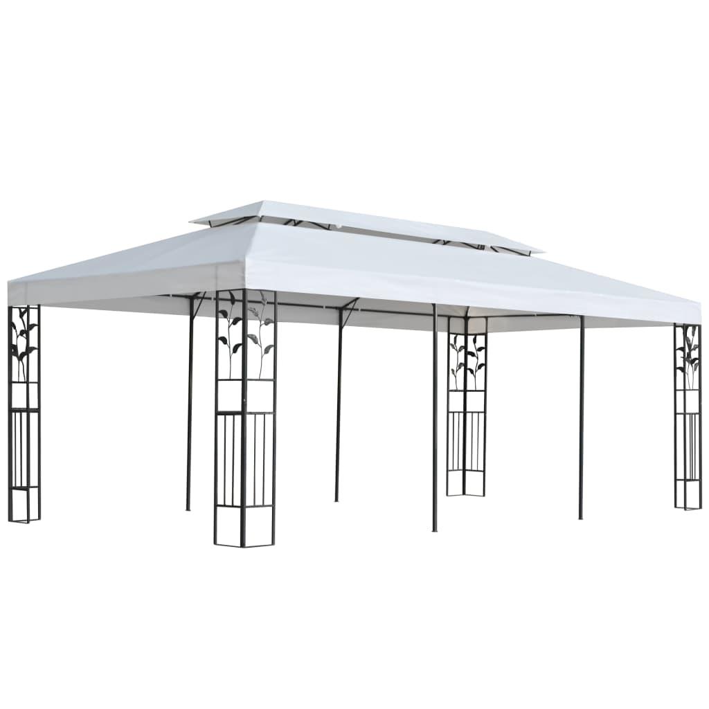 Gazebo 9.8'x19.7' White at Set Shop and Smile