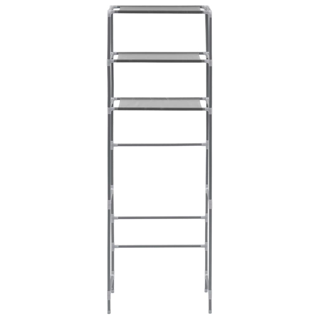 3-Tier Storage Rack over Toilet Silver 20.9"x11"x66.5" at Set Shop and Smile