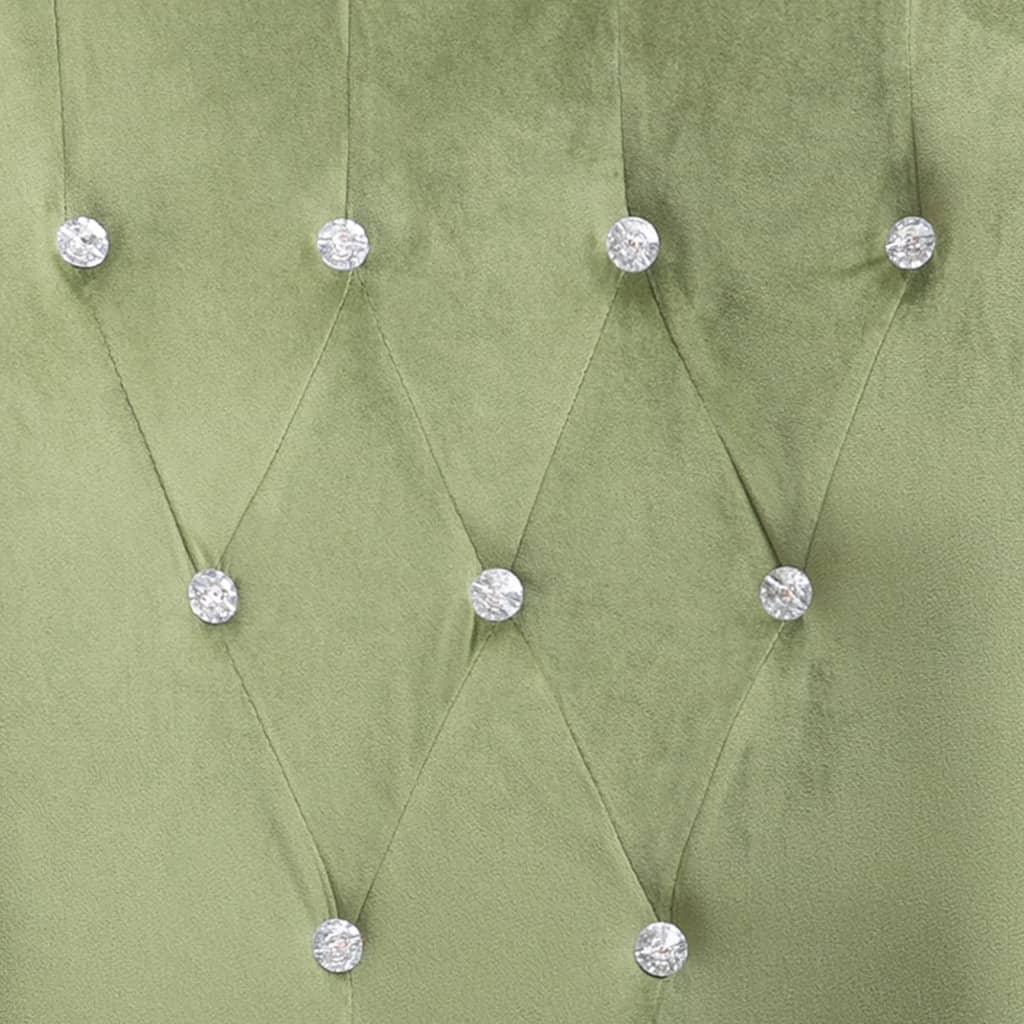 Dining Chair with Armrests Light Green Velvet at Set Shop and Smile