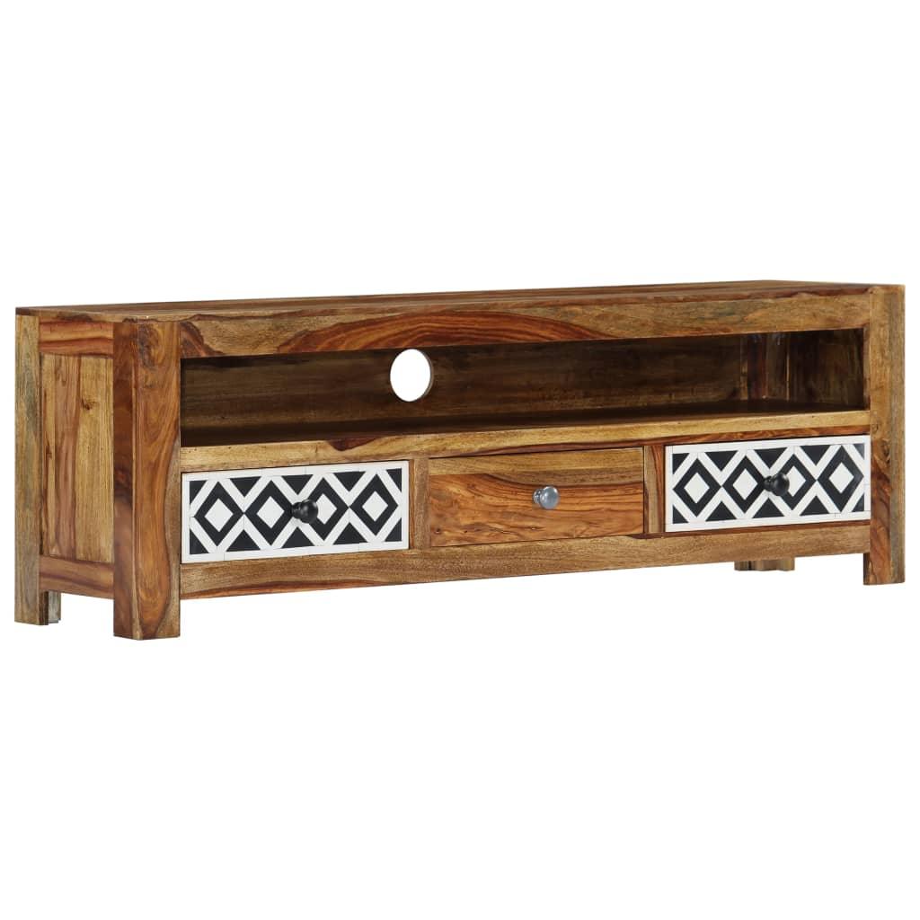 TV Cabinet 47.2"x11.8"x15.7" Solid Sheesham Wood at Set Shop and Smile