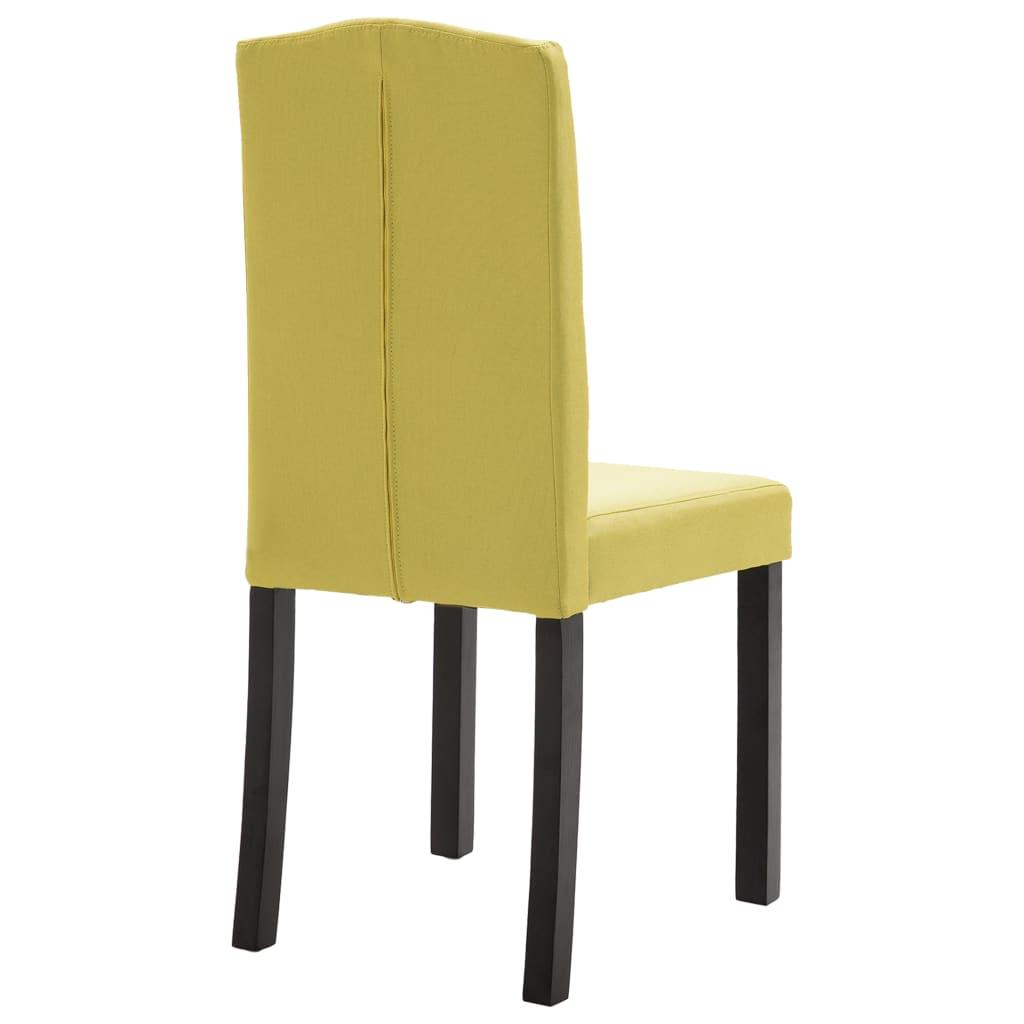 Dining Chairs 2 pcs Green Fabric at Set Shop and Smile