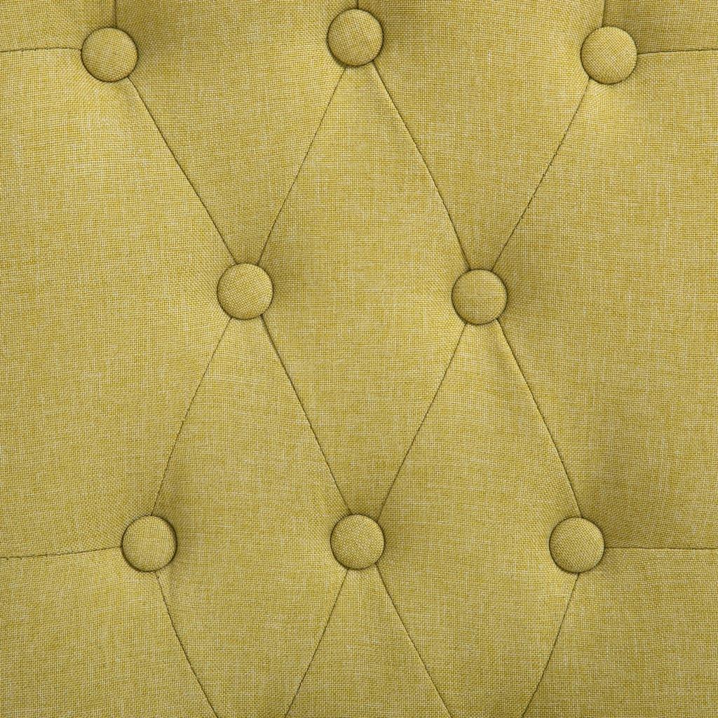 Dining Chairs 2 pcs Green Fabric at Set Shop and Smile