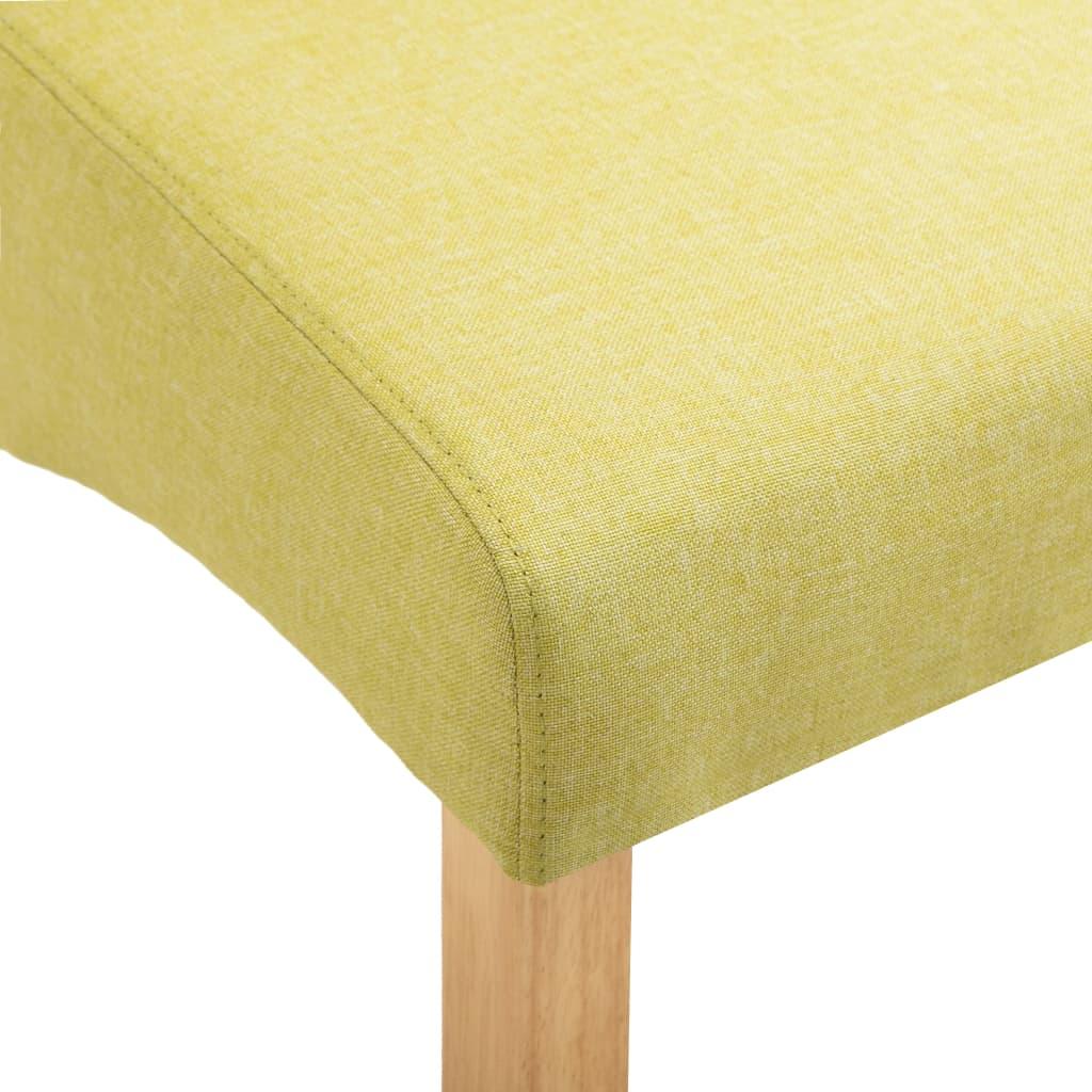 Dining Chairs 4 pcs Green Fabric at Set Shop and Smile