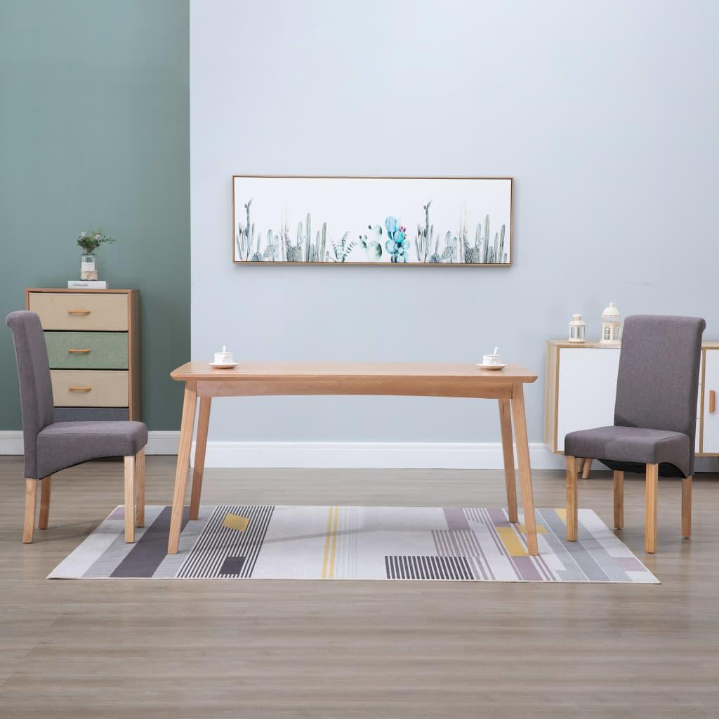 Dining Chairs 2 pcs Taupe Fabric at Set Shop and Smile