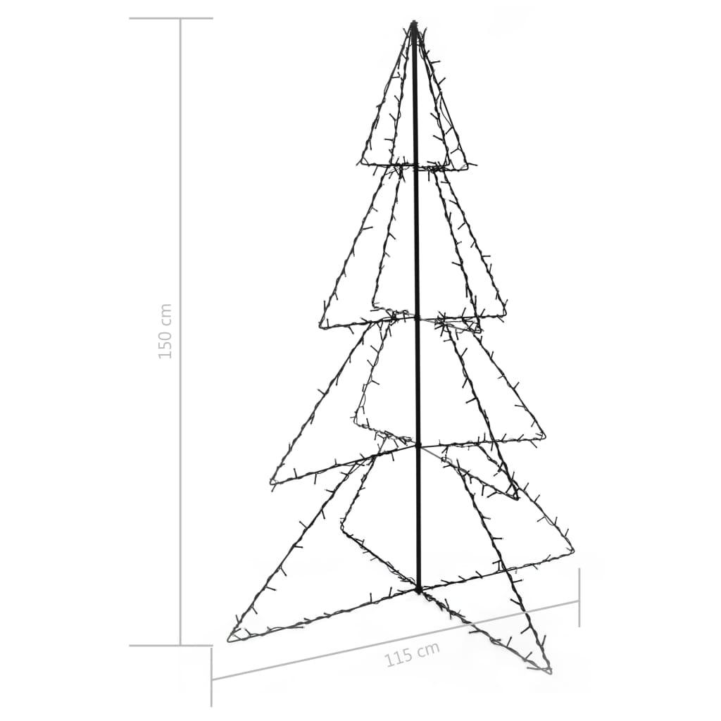Christmas Cone Tree 240 LEDs Indoor and Outdoor 45.3"x59.1" at Set Shop and Smile