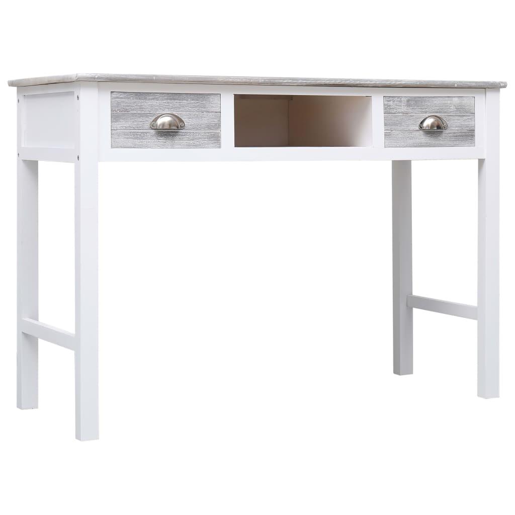 Writing Desk Gray 43.3"x17.7"x29.9" Wood at Set Shop and Smile