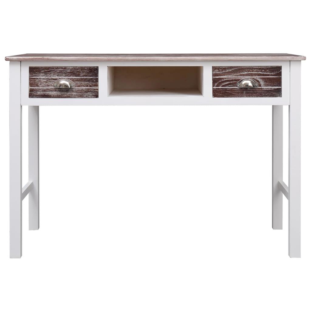 Writing Desk Brown 43.3"x17.7"x29.9" Wood at Set Shop and Smile