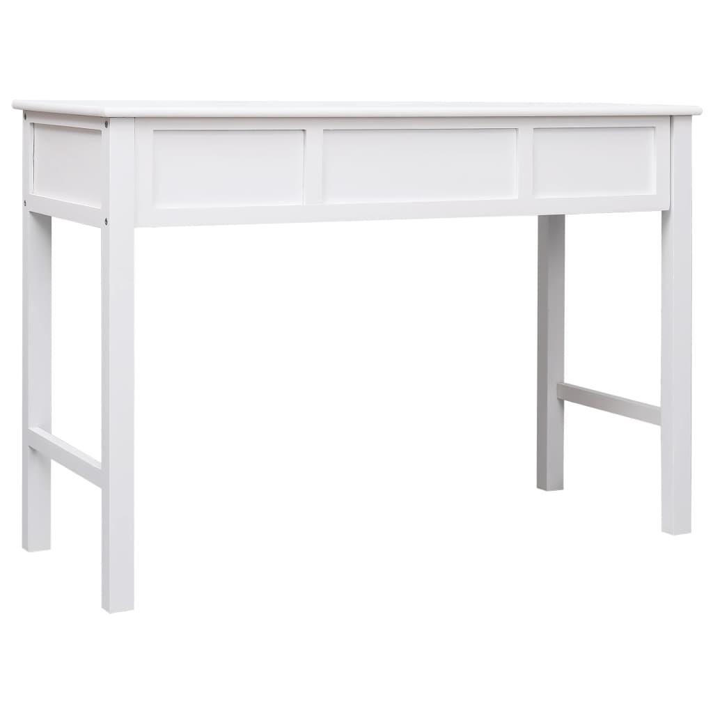 Writing Desk White 43.3"x17.7"x29.9" Wood at Set Shop and Smile