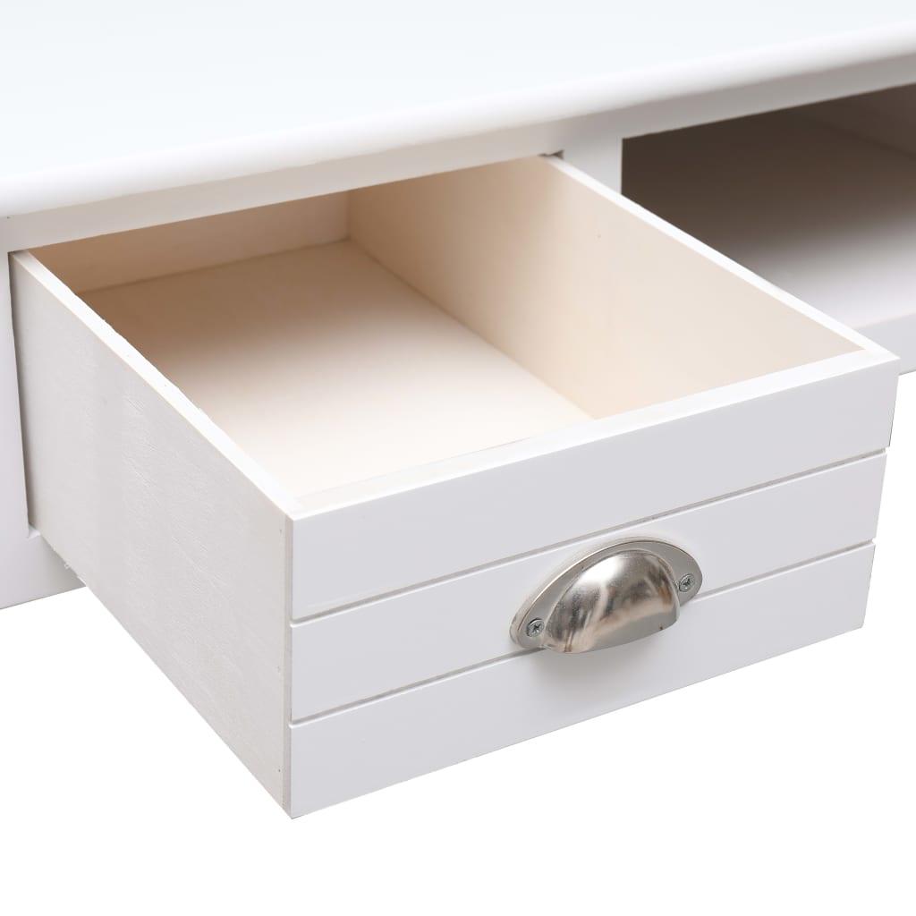 Writing Desk White 43.3"x17.7"x29.9" Wood at Set Shop and Smile